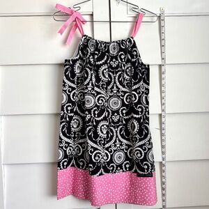Girls Pink Black White Pillowcase Dress Various styles